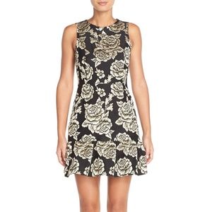 CeCe by Cynthia Steffe Emerson Jacquard Dress 10 M